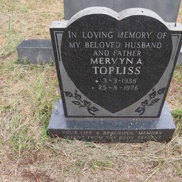 TOPLISS Mervyn A. 1938-1976