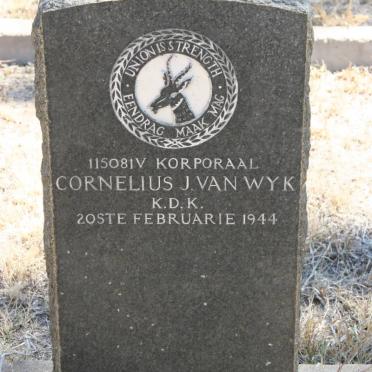 WYK Cornelius J., van -1944