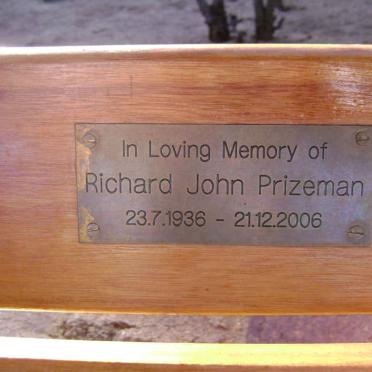 PRIZEMAN Richard John 1936-2006