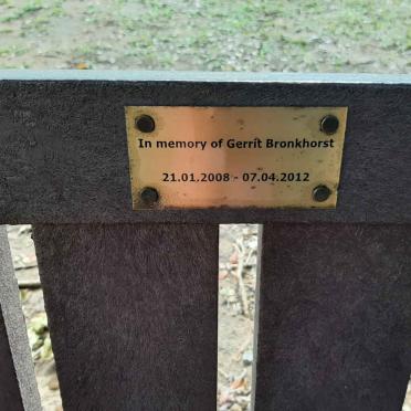 BRONKHORST Gerrit 2008-2012