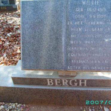 BERGH Willie 1918-1998
