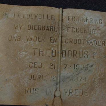 BOTHA Theodorus E. 1909-1974