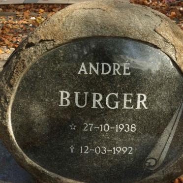 BURGER Andre 1938-1992