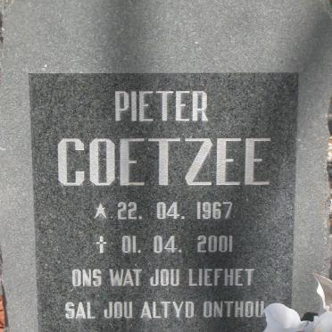 COETZEE Pieter 1967-2001
