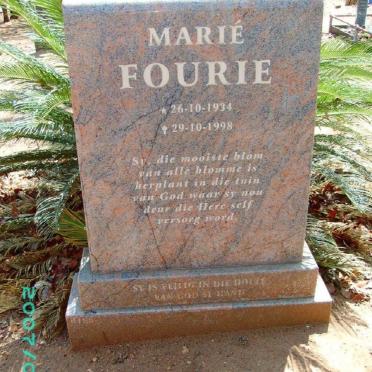 FOURIE Marie 1934-1998