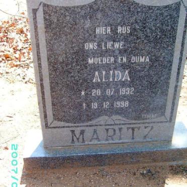 MARITZ Alida 1932-1998