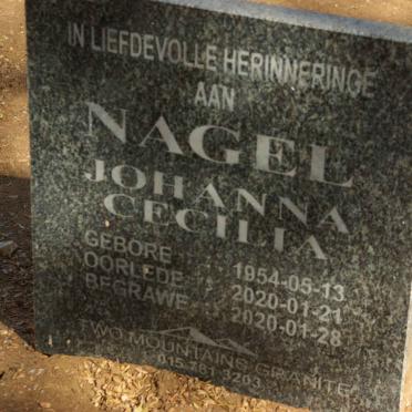 NAGEL Johanna Cecilia 1954-2020