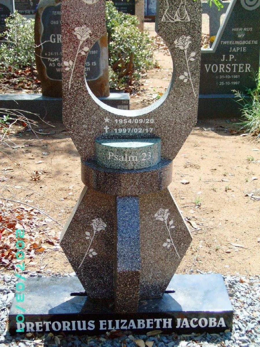 PRETORIUS Elizabeth Jacoba 1954-1997