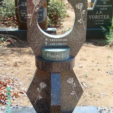 PRETORIUS Elizabeth Jacoba 1954-1997