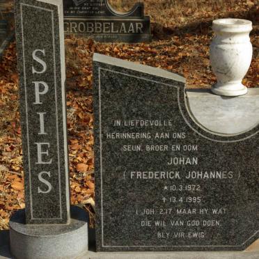 SPIES Johan 1972-1995
