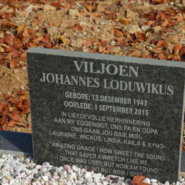 VILJOEN Johannes Loduwikus 1943-2015