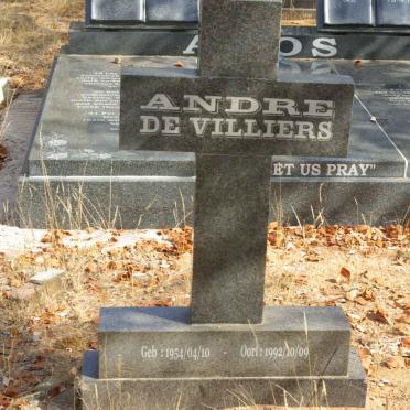VILLIERS Andre, de 1954-1992