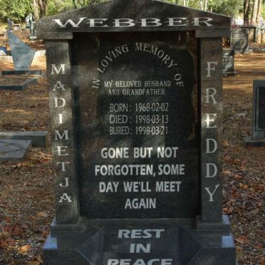 WEBBER Madimetja Freddy 1968-1998