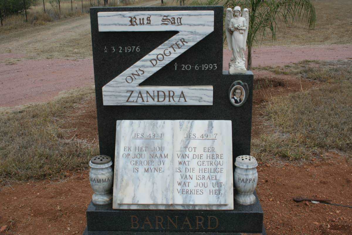 BARNARD Zandra 1976-1993