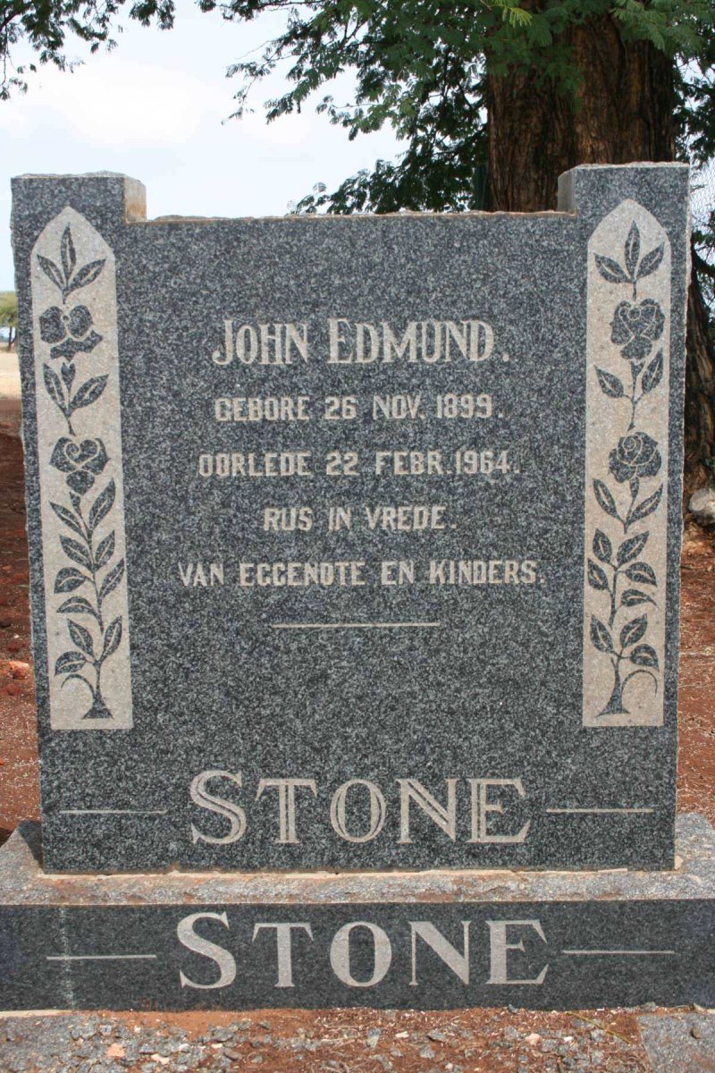 STONE John Edmund 1899-1964