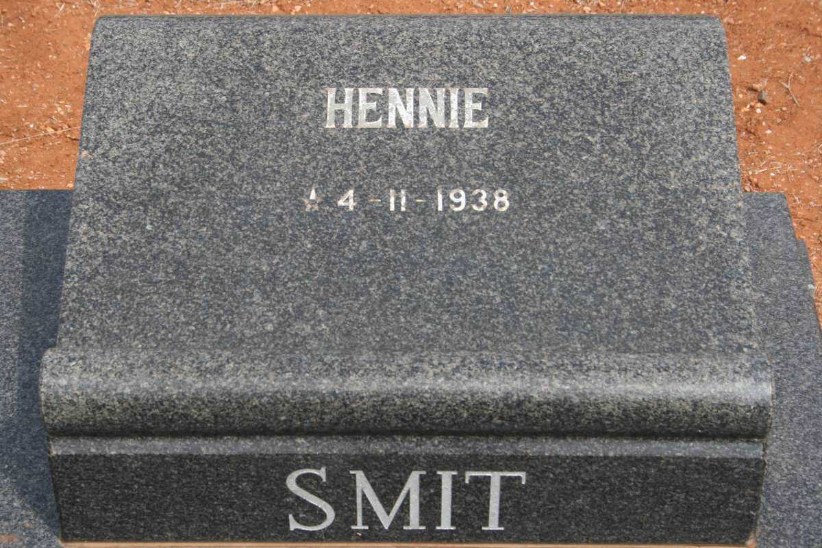 SMIT Hennie 1938-