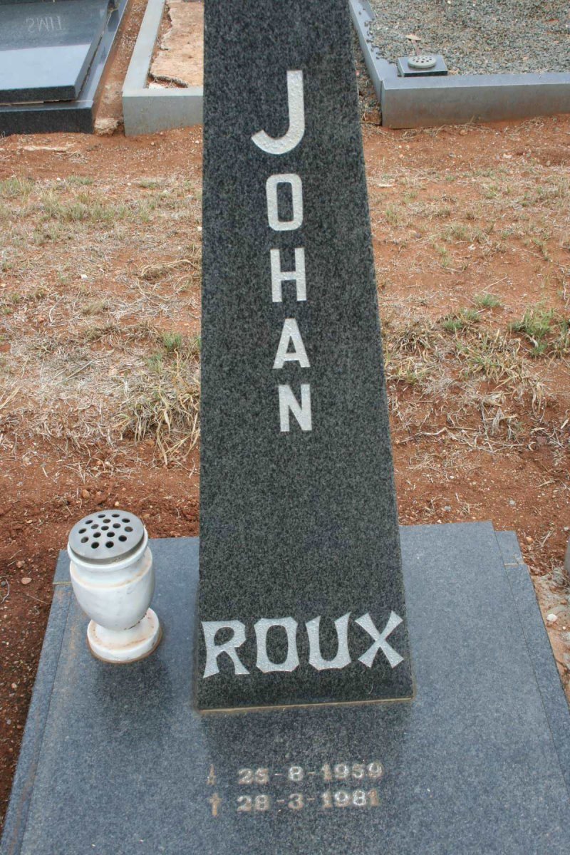 ROUX Johan 1959-1981