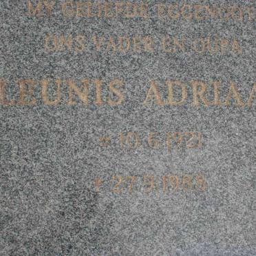 ROOYEN Leunis Adriaan, van 1921-1988