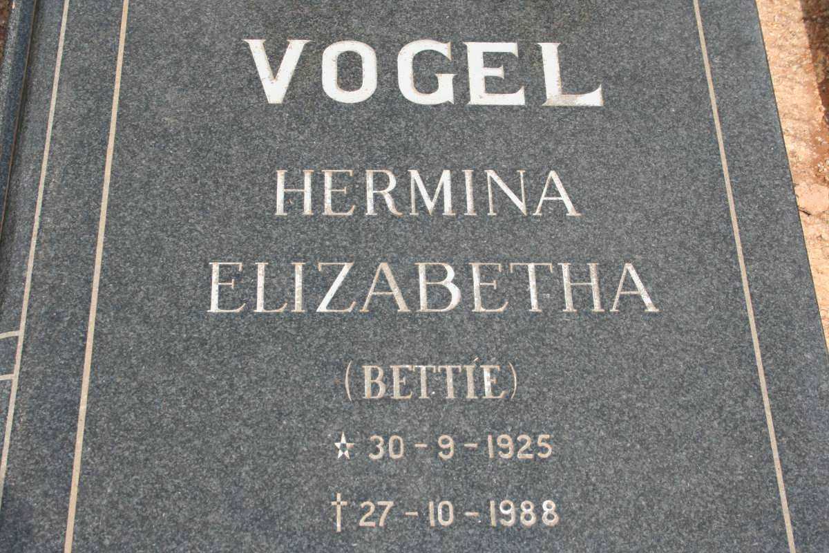 VOGEL Hermina Elizabetha 1925-1988