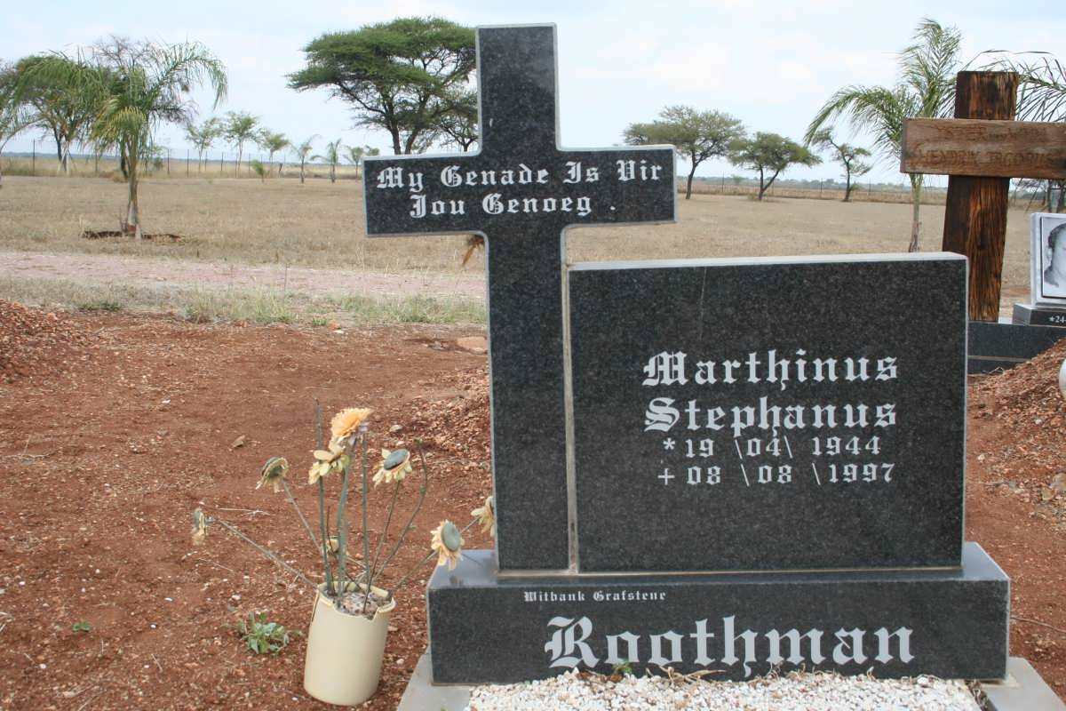 ROOTHMAN Marthinus Stephanus 1944-1997