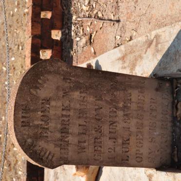 WILLEMSE Hendrik W.J. 1898-1898