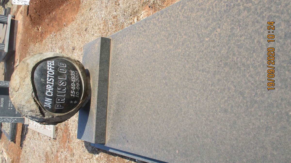 PRINSLOO Jan Christoffel 1935-2001