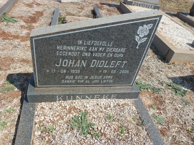 KUNNEKE Johan Didleft 1939-2006