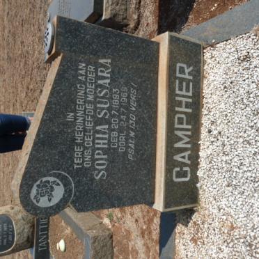 CAMPHER Johannes Phillippus 1887-1968 &amp; Sophia Susara 1893-1969