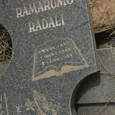 RADALI Ramarumo Johannes 1842-1944