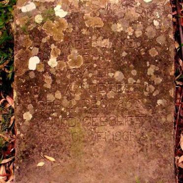 BERG C.J., van den 1855-1901