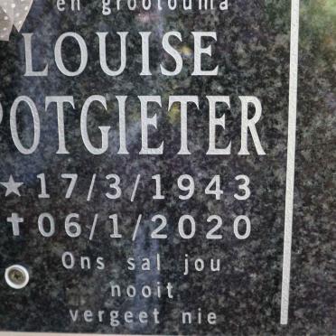 POTGIETER Louise 1943-2020