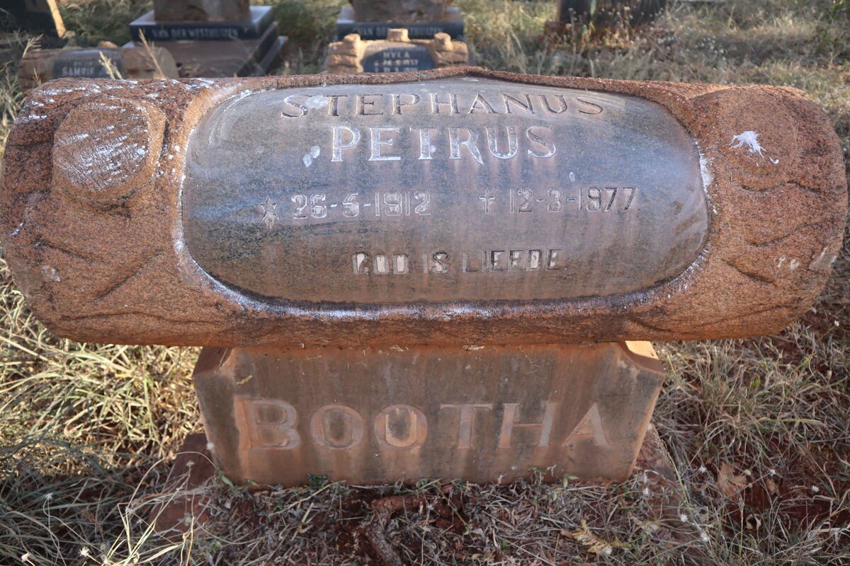 BOOTHA Stephanus Petrus 1912-1977