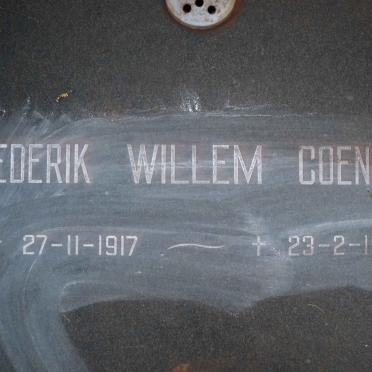 BUITENDAG Frederik Willem Coenraad 1917-1983