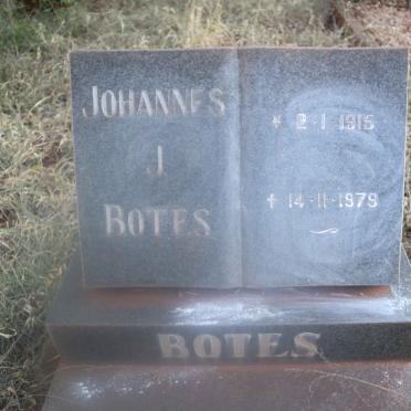 BOTES Johannes J. 1915-1979