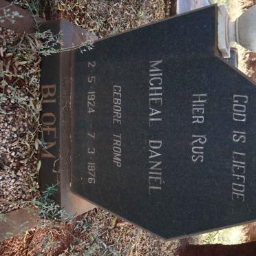 BLOEM Micheal Daniél nee TROMP 1924-1976