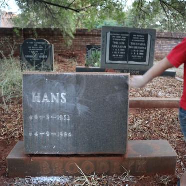 BROODRYK Hans 1952-1984