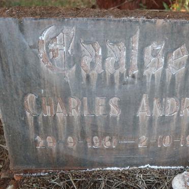 CAALSEN Charles Andrew 1961-1961