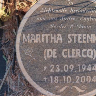 CLERCQ Theuns, de 1921-1975 &amp; Alida WELDON 1924-2009 :: STEENKAMP Maritha nee DE CLERCQ 1944-2004