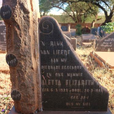 DIPPENAAR Aletta Elizabeth 1923-1969