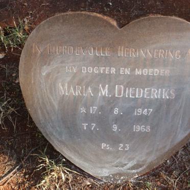 DIEDERIKS Maria M. 1947-1968