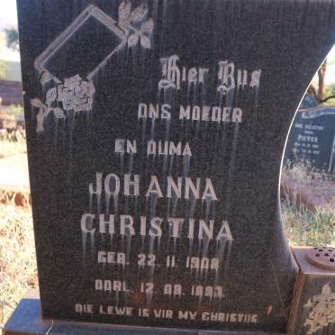 DENTON Johanna Christina 1908-1993