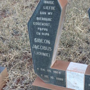 DEVENTER Gideon Jacobus, van 1924-1988 &amp; Rachel Engela Gertruida VILJOEN 1929-1988