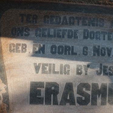 ERASMUS Dogtertjie 1960-1960