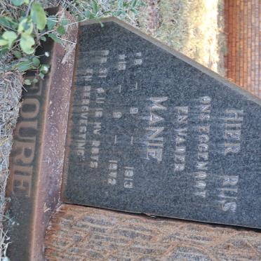 FOURIE Manie 1913-1972