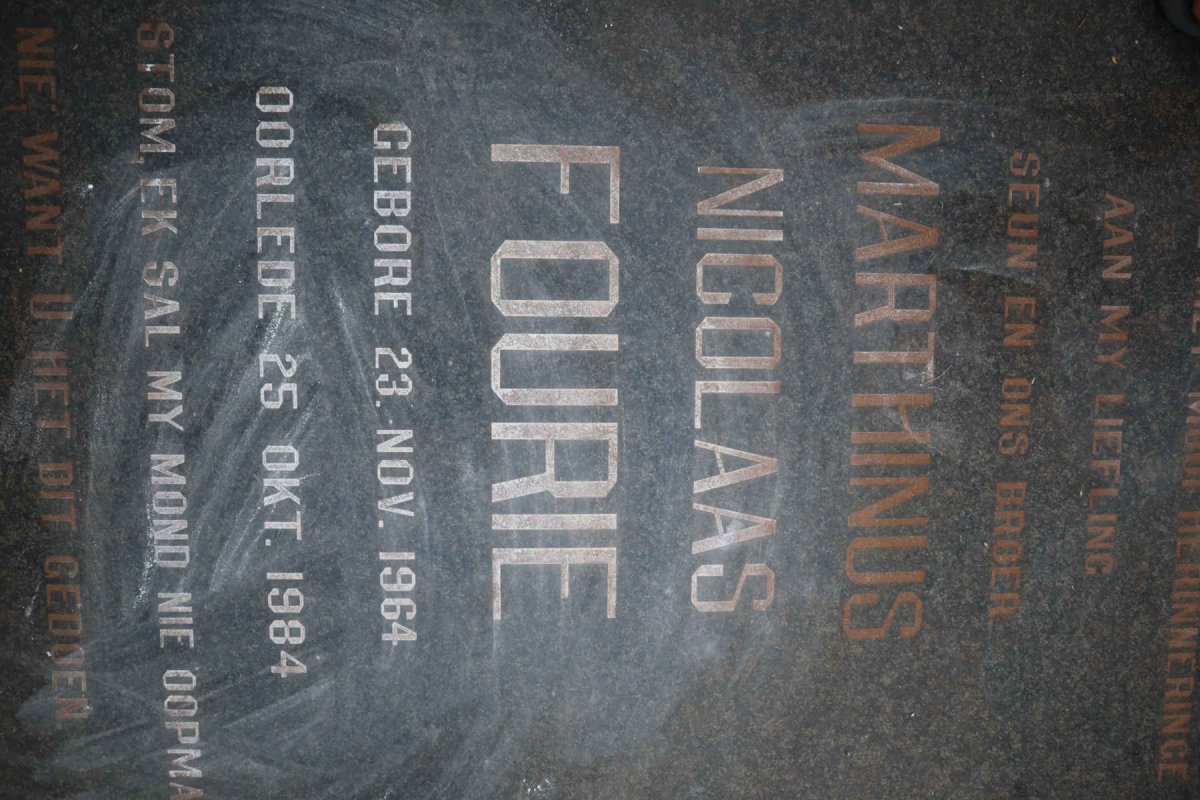 FOURIE Marthinus Nicolaas 1964-1984