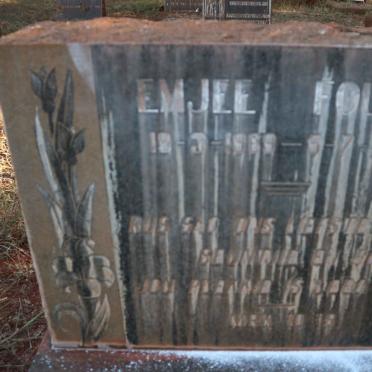 FOURIE Emjee 1969-1969