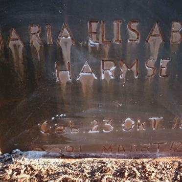 HARMSE Maria Elisabeth 1891-1954