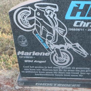 HILL Chris 1968-2013 &amp; Marlene 1972-