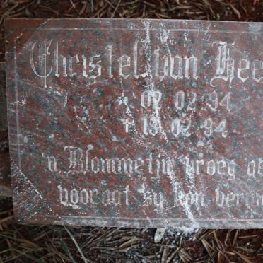 HEERDEN Christel, van 1994-1994