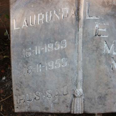 LEMMER Laurunda 1959-1959